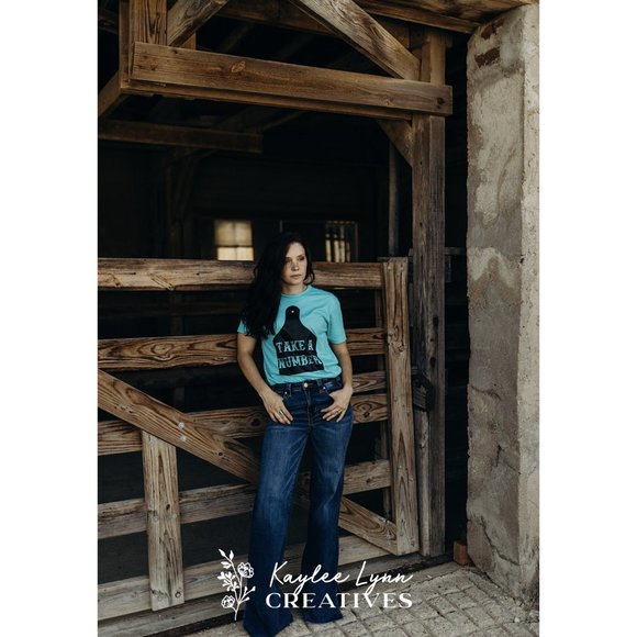 TAKE A NUMBER Handmade Graphic Tee - Picture 9 of 10